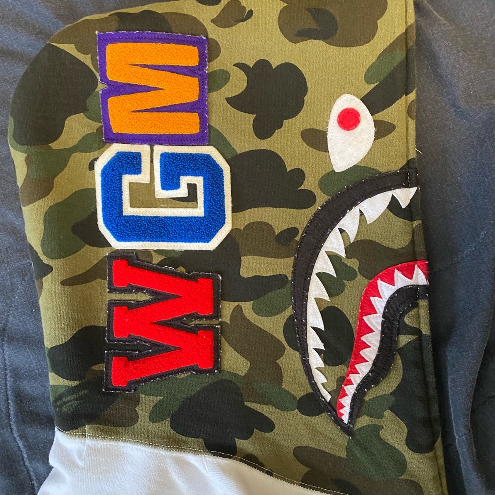Bape shark hoodie
